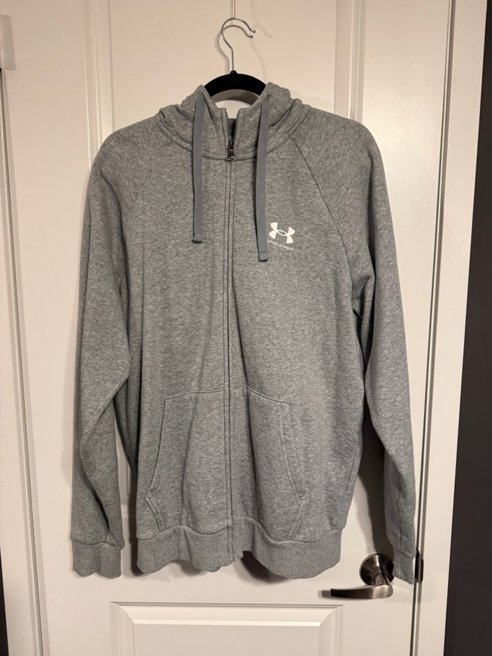Under Armour Light Grey Zip-Up Hoodie
